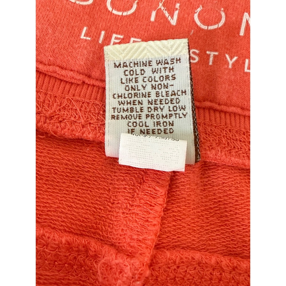 Sonoma Goods For Life Womens XL Coral‎  French Terry Lounge Shorts Drawstring - Picture 8 of 9